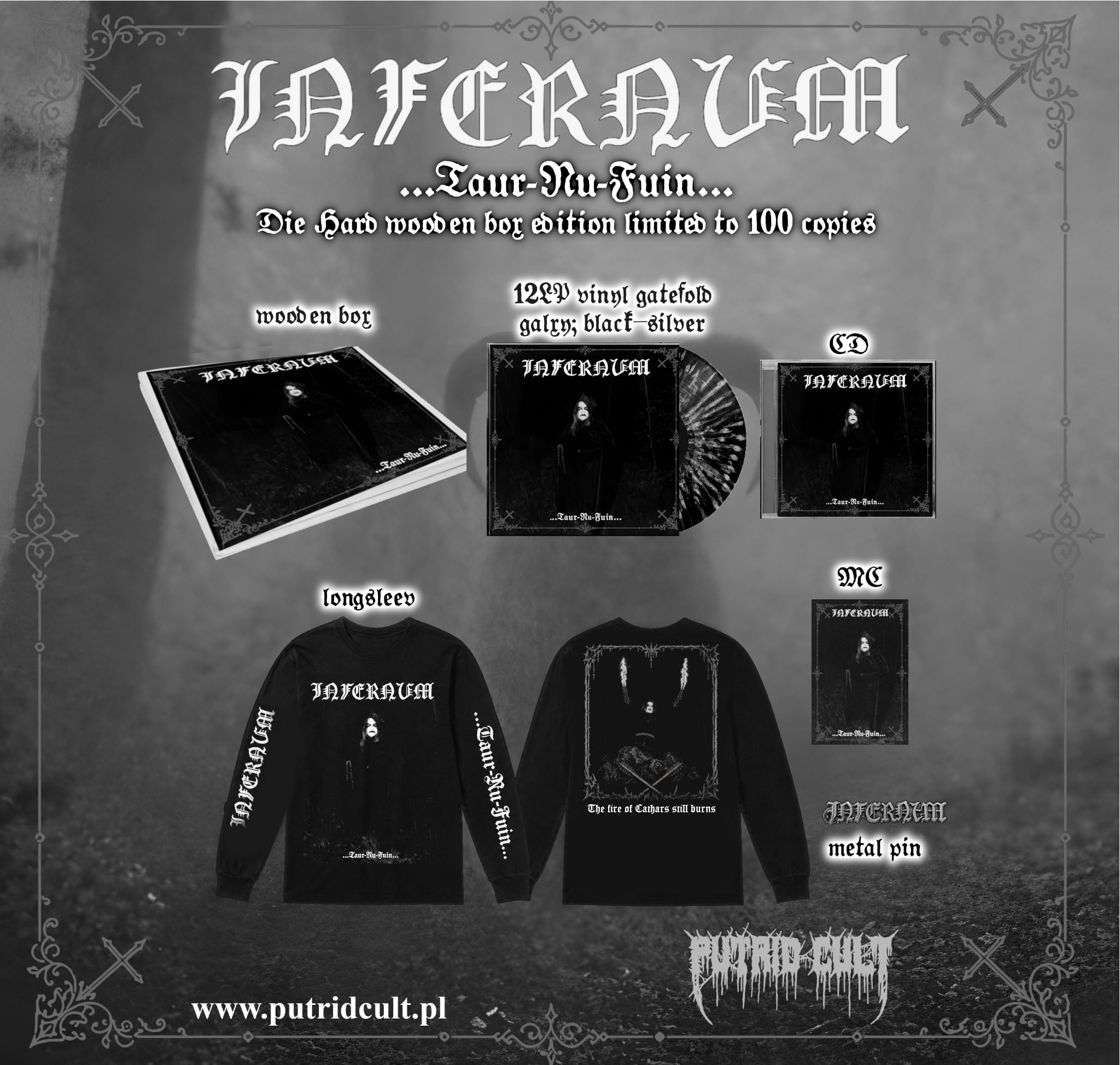 INFERNUM - Taur-Nu-Fuin WOODEN BOX PRE-ORDER
